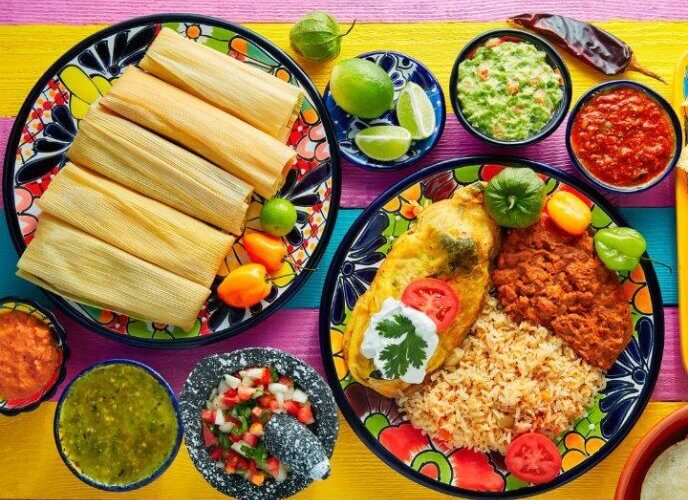 Platillos de la comida mexicana
